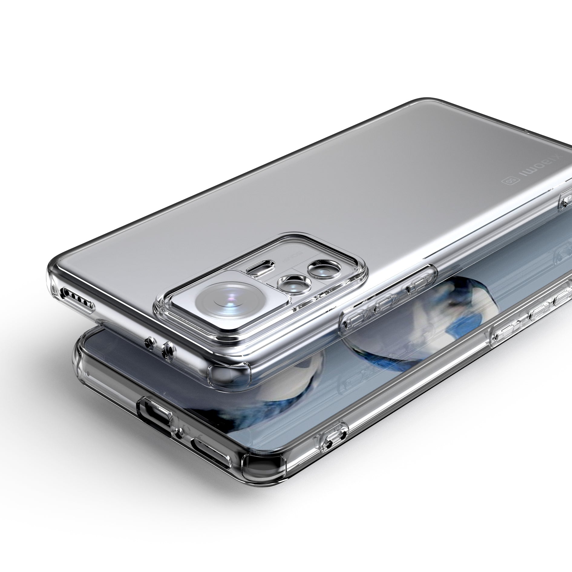 Xiaomi Mi 12T Pro Kılıf Zore Kamera Korumalı Süper Silikon Kapak Renksiz