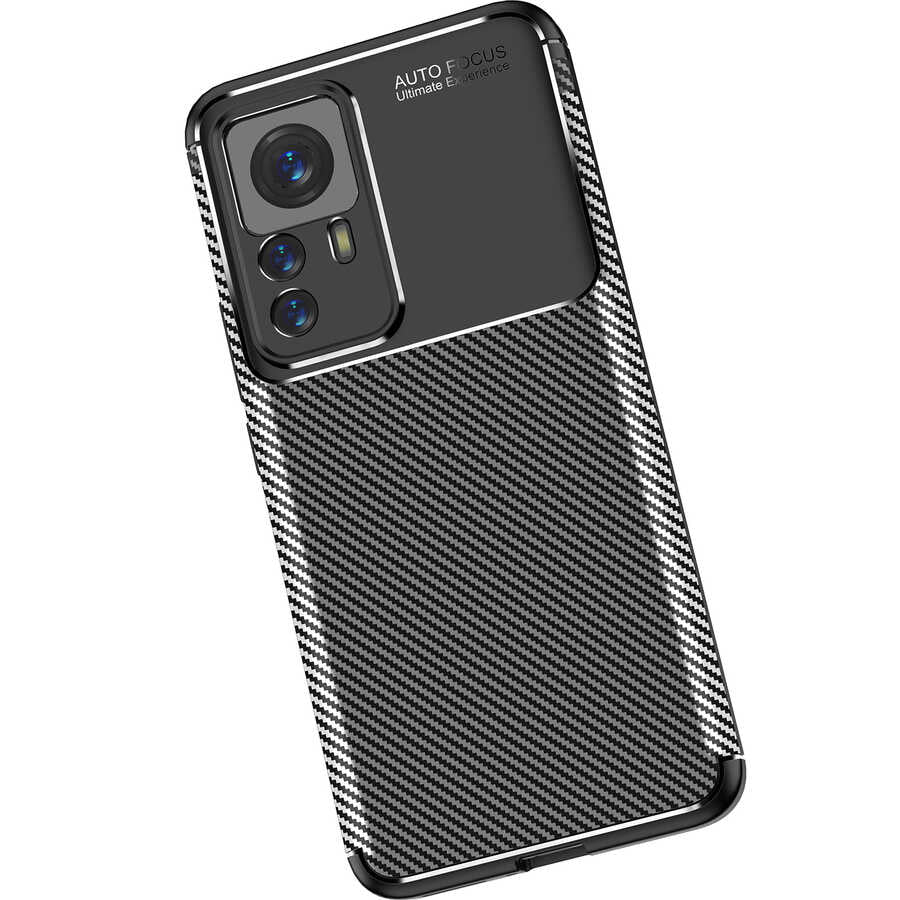 Xiaomi Mi 12T Pro Kılıf Zore Negro Silikon Kapak Siyah