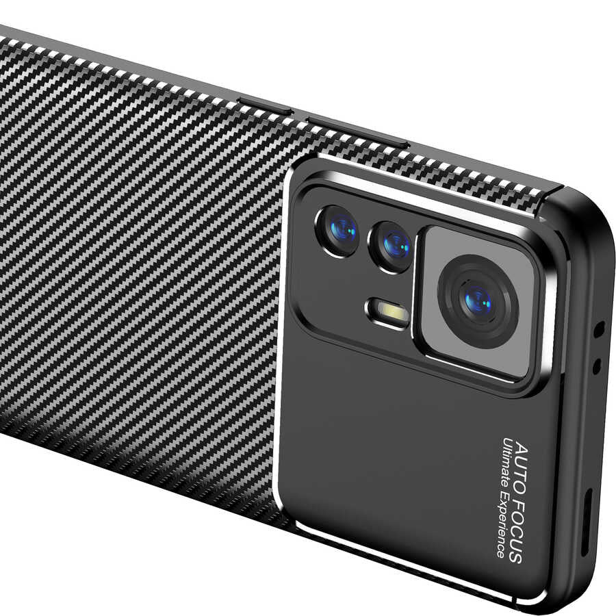 Xiaomi Mi 12T Pro Kılıf Zore Negro Silikon Kapak Lacivert