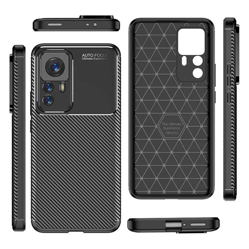 Xiaomi Mi 12T Pro Kılıf Zore Negro Silikon Kapak Lacivert