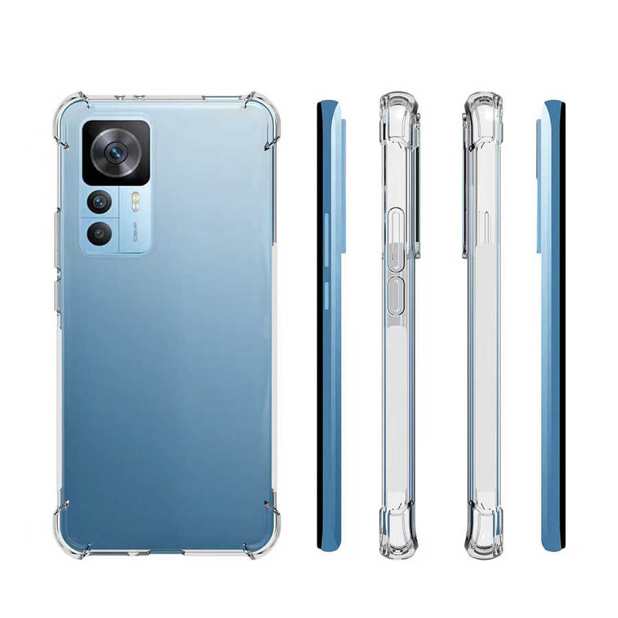 Xiaomi Mi 12T Pro Kılıf Zore Nitro Anti Shock Silikon Renksiz