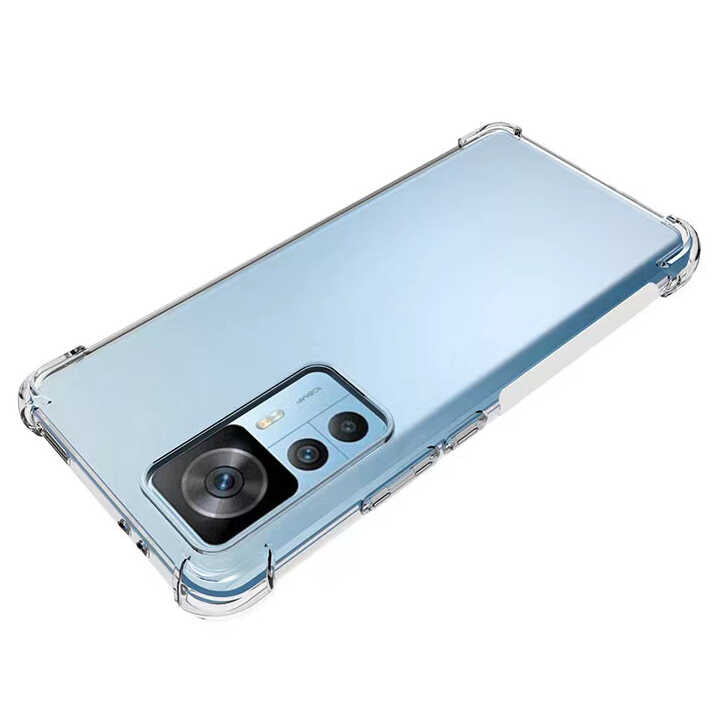 Xiaomi Mi 12T Pro Kılıf Zore Nitro Anti Shock Silikon Renksiz