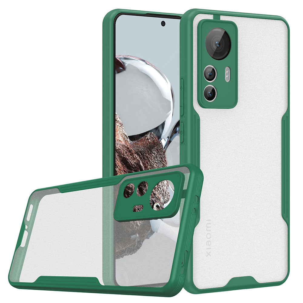 Xiaomi Mi 12T Pro Kılıf Zore Parfe Kapak Koyu Yeşil