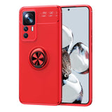 Xiaomi Mi 12T Pro Kılıf Zore Ravel Silikon Kapak Kırmızı