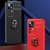 Xiaomi Mi 12T Pro Kılıf Zore Ravel Silikon Kapak Kırmızı