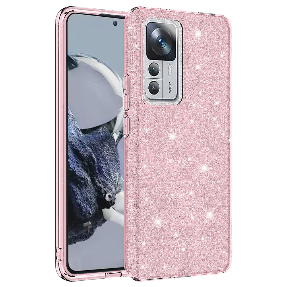 Xiaomi Mi 12T Pro Kılıf Zore Shining Silikon Pembe