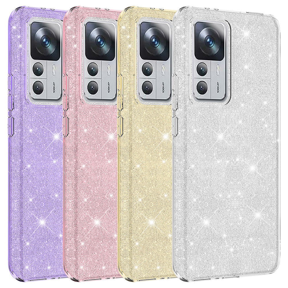 Xiaomi Mi 12T Pro Kılıf Zore Shining Silikon Pembe