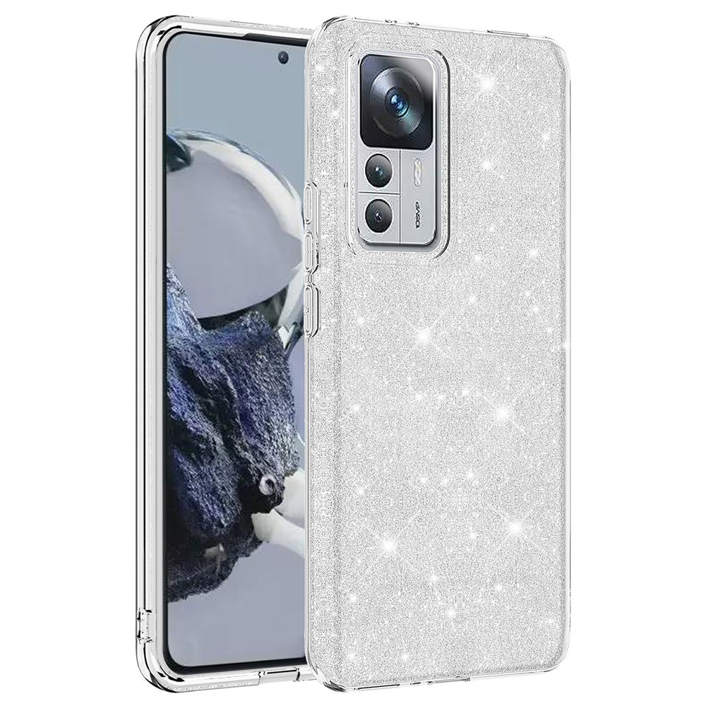 Xiaomi Mi 12T Pro Kılıf Zore Shining Silikon Gümüş