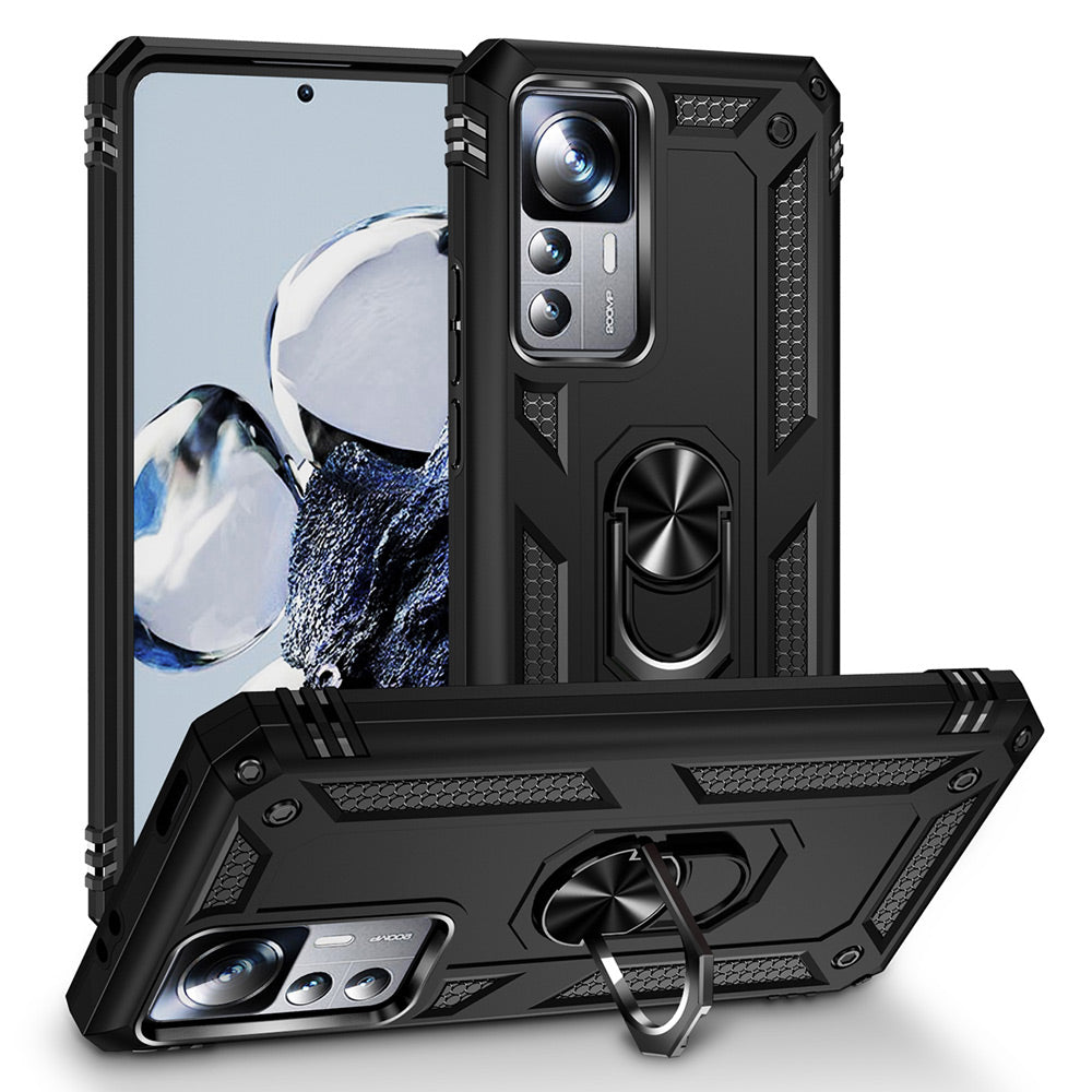 Xiaomi Mi 12T Pro Kılıf Zore Vega Kapak Siyah