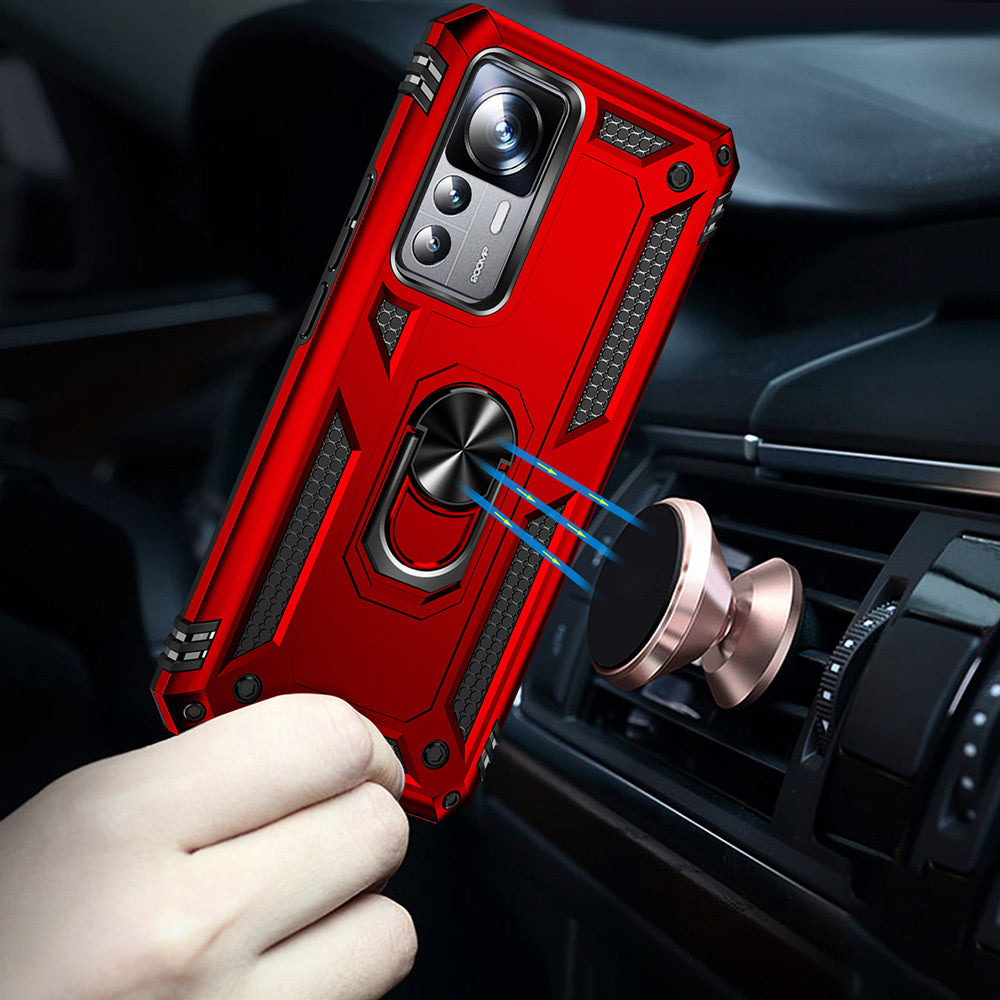 Xiaomi Mi 12T Pro Kılıf Zore Vega Kapak Kırmızı