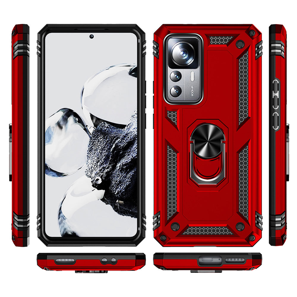 Xiaomi Mi 12T Pro Kılıf Zore Vega Kapak Kırmızı