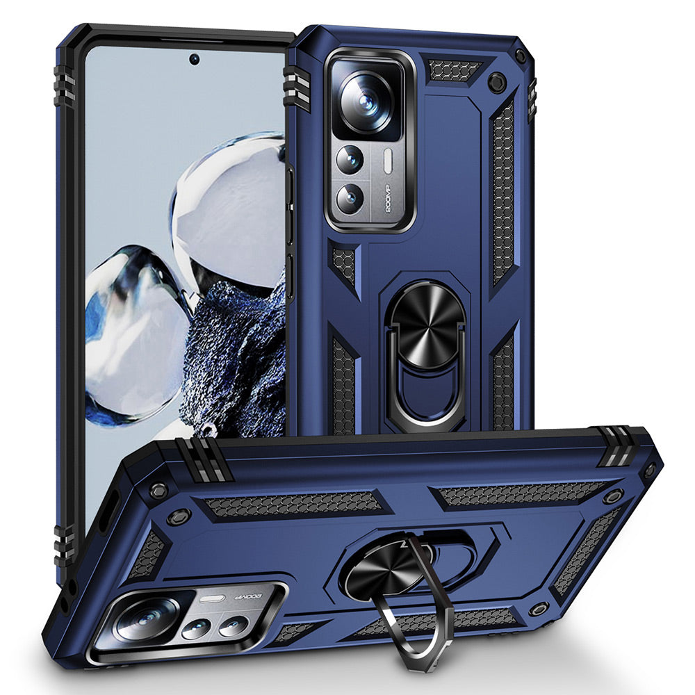 Xiaomi Mi 12T Pro Kılıf Zore Vega Kapak Mavi