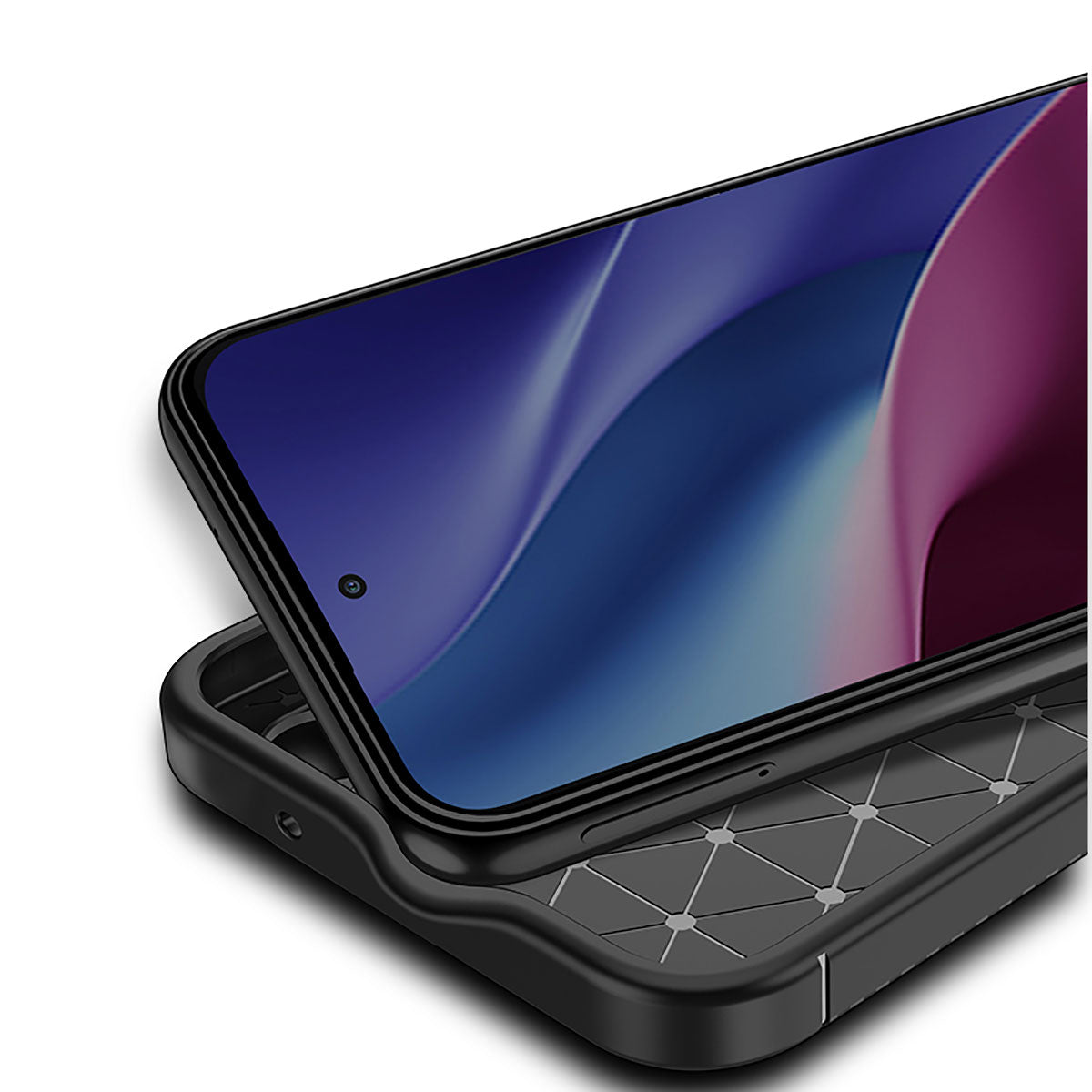 Xiaomi Mi 13 Kılıf Zore Negro Silikon Kapak Siyah