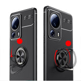 Xiaomi Mi 13 Lite Kılıf Zore Ravel Silikon Kapak Siyah
