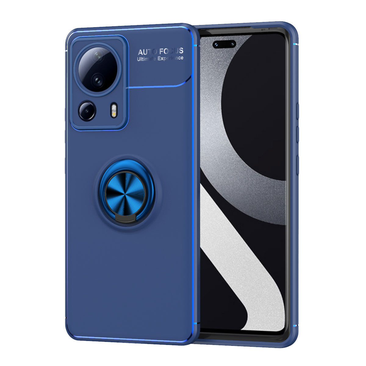 Xiaomi Mi 13 Lite Kılıf Zore Ravel Silikon Kapak Mavi