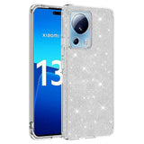 Xiaomi Mi 13 Lite Kılıf Zore Shining Silikon Gümüş