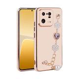 Xiaomi Mi 13 Pro Kılıf El Tutamaçlı Kamera Korumalı Zore Taka Silikon Kapak Mor