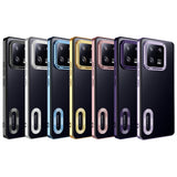 Xiaomi Mi 13 Pro Kılıf Kamera Korumalı Logo Gösteren Zore Omega Kapak Siyah