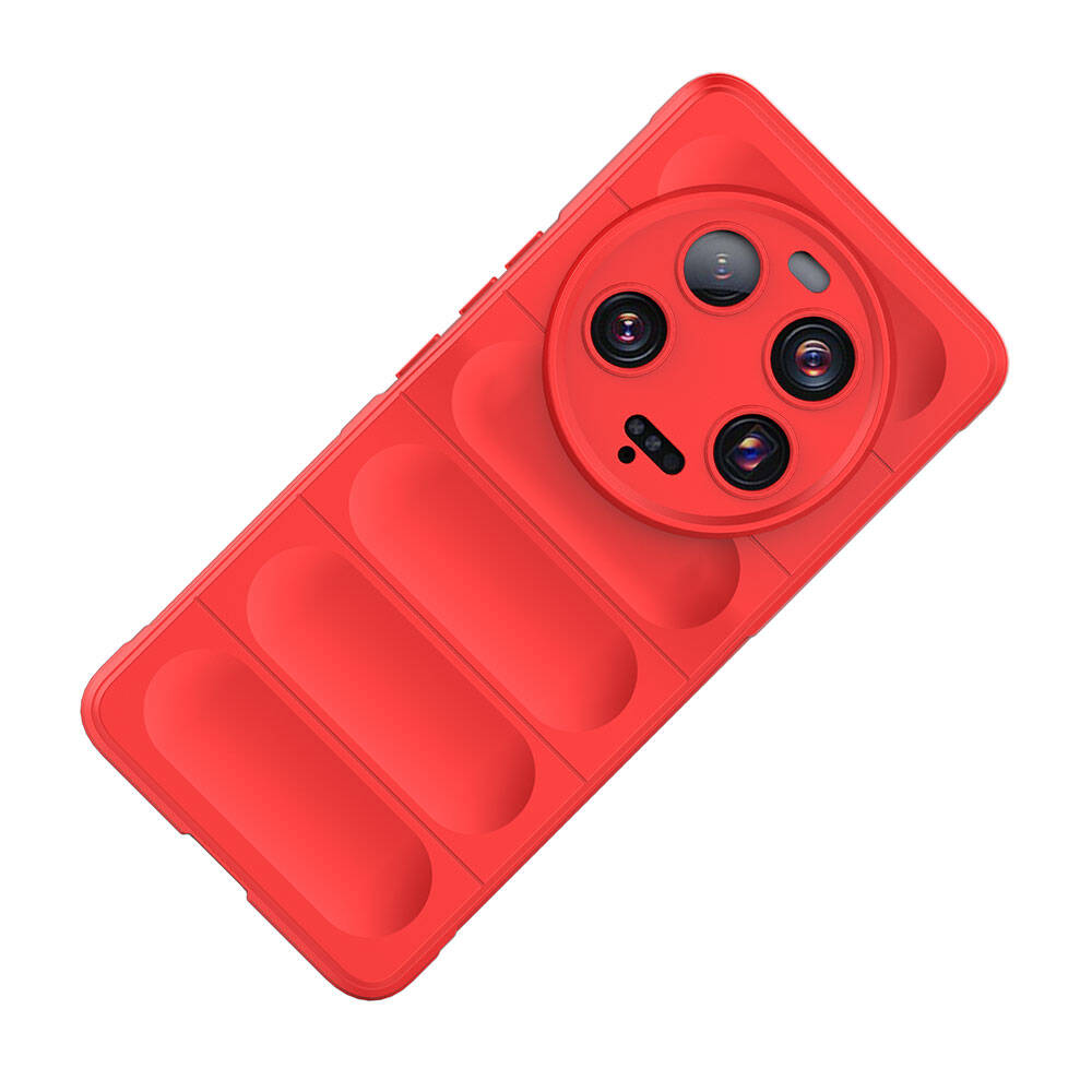Xiaomi Mi 13 Ultra Kılıf Esnek TPU Oyuklu Arka Yüzey Tasarımlı Zore Etnik Silikon Kapak Koyu Yeşil