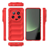 Xiaomi Mi 13 Ultra Kılıf Esnek TPU Oyuklu Arka Yüzey Tasarımlı Zore Etnik Silikon Kapak Siyah