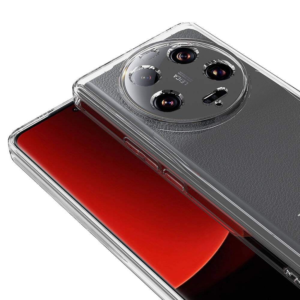 Xiaomi Mi 13 Ultra Kılıf Zore Süper Silikon Kapak Renksiz