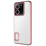 Xiaomi Mi 13T Kılıf Kamera Korumalı Logo Gösteren Zore Omega Kapak Derin Mor
