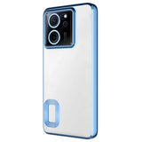 Xiaomi Mi 13T Kılıf Kamera Korumalı Logo Gösteren Zore Omega Kapak Sierra Mavi