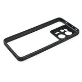 Xiaomi Mi 13T Kılıf Kamera Korumalı Şeffaf Arka Yüzey Zore New Roll Kapak Siyah