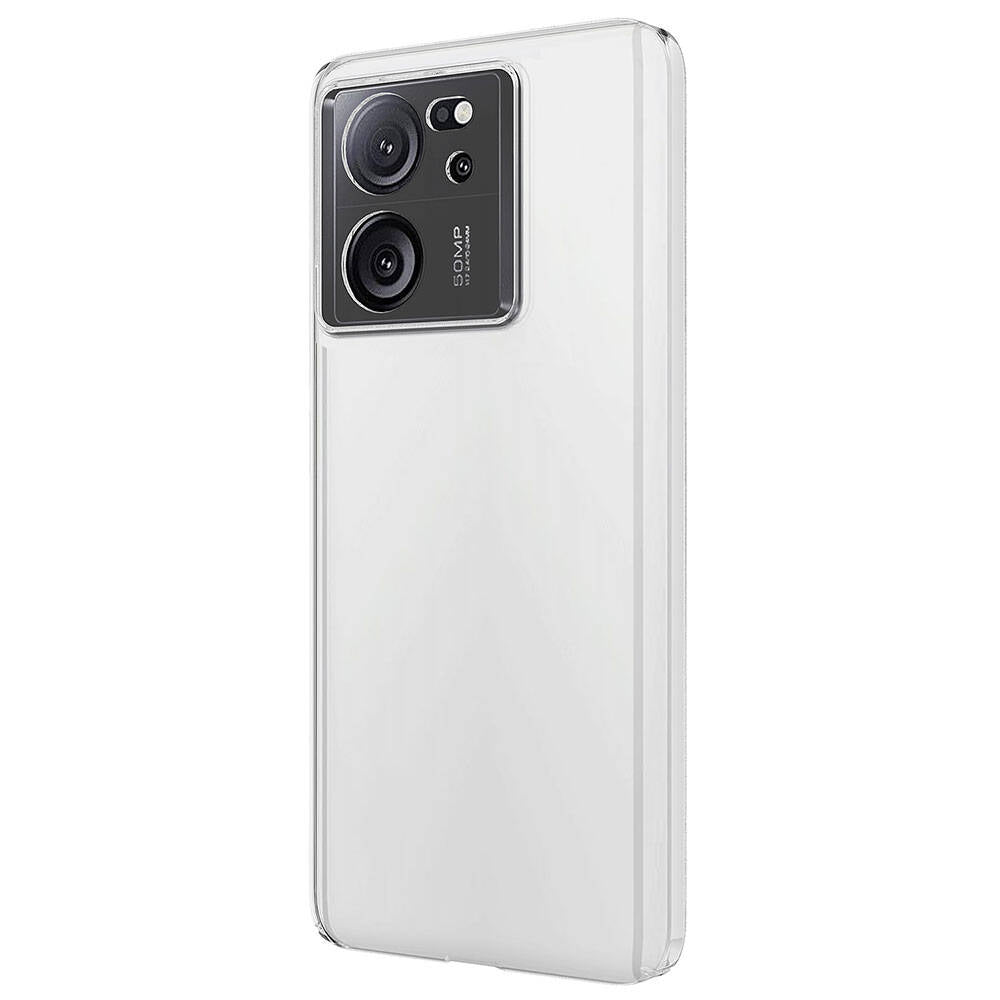 Xiaomi Mi 13T Kılıf Nano Oleofobik Özellikli Sert Arka Yüzey Zore Droga Kapak Renksiz