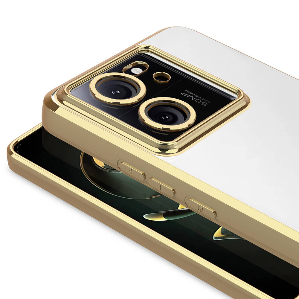 Xiaomi Mi 13T Pro Kılıf Kamera Korumalı Logo Gösteren Zore Omega Kapak Derin Mor
