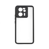 Xiaomi Mi 13T Pro Kılıf Kamera Korumalı Şeffaf Arka Yüzey Zore New Roll Kapak Siyah