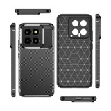Xiaomi Mi 14 Kılıf Zore Negro Silikon Kapak Siyah