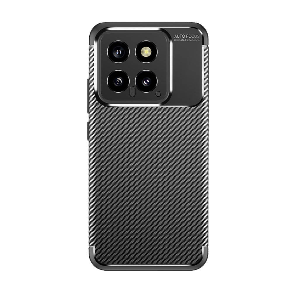 Xiaomi Mi 14 Kılıf Zore Negro Silikon Kapak Siyah