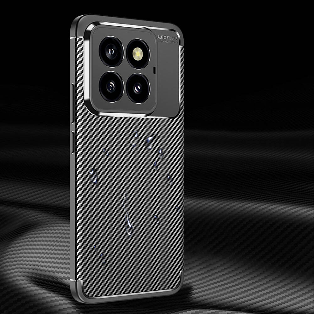 Xiaomi Mi 14 Pro Kılıf Zore Negro Silikon Kapak Siyah
