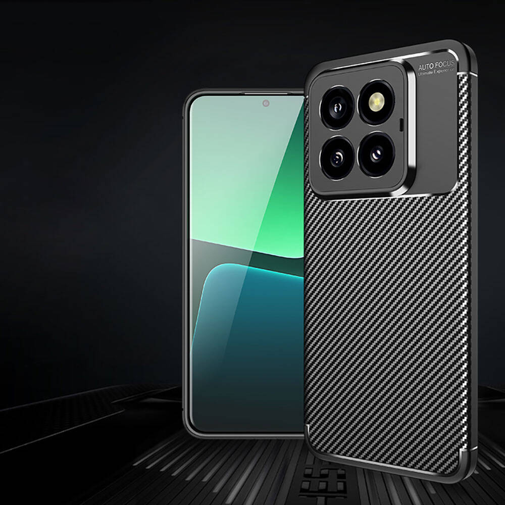 Xiaomi Mi 14 Pro Kılıf Zore Negro Silikon Kapak Siyah