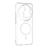 Xiaomi Mi 14 Ultra Kamera Korumalı M-Safe Şarj Özellikli Şeffaf Zore London Sert PC Kapak Şeffaf