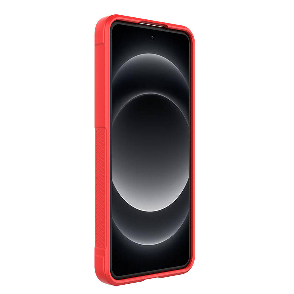 Xiaomi Mi 14 Ultra Kılıf Esnek TPU Oyuklu Arka Yüzey Tasarımlı Zore Etnik Silikon Kapak Koyu Yeşil