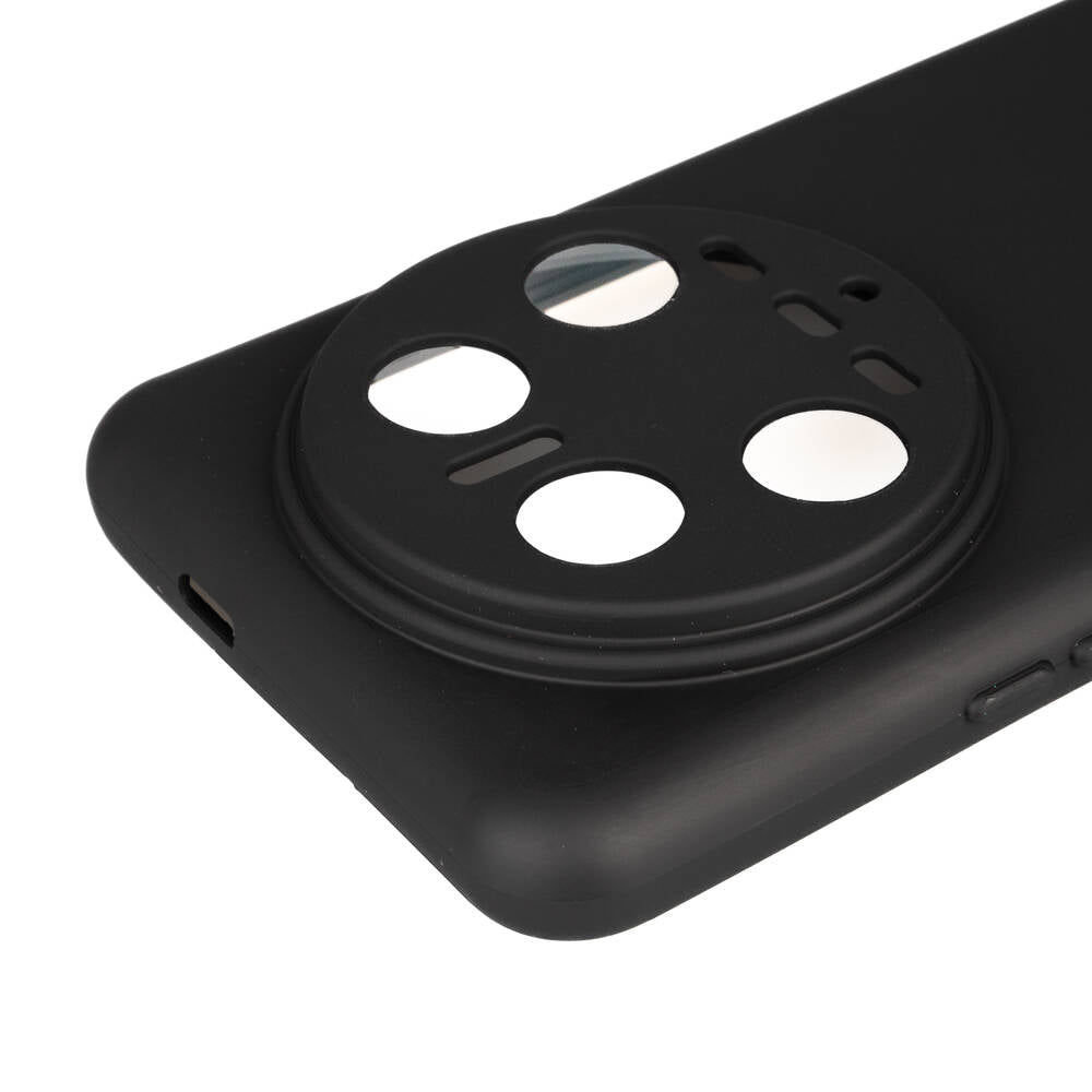Xiaomi Mi 14 Ultra Kılıf Zore Biye Silikon Siyah