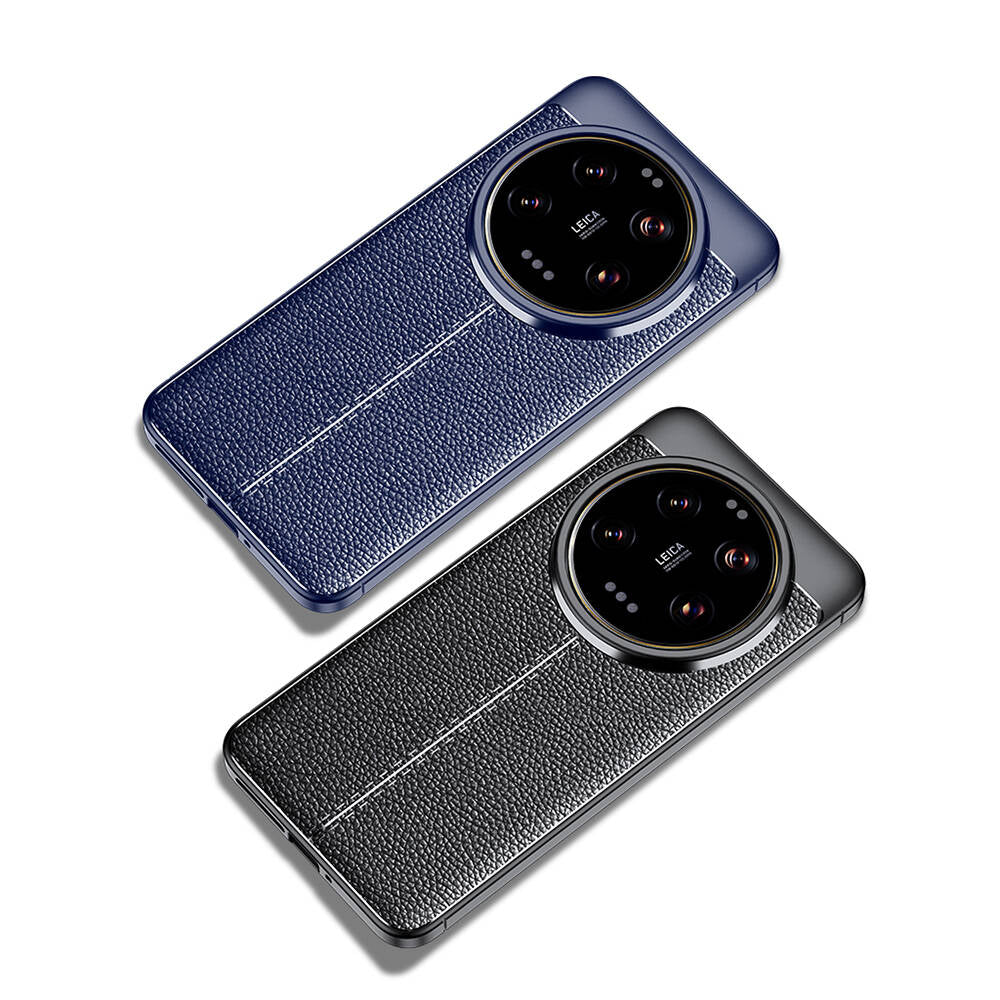 Xiaomi Mi 14 Ultra Kılıf Zore Niss Silikon Kapak Lacivert