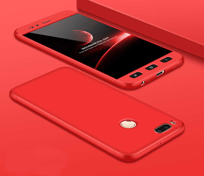 Xiaomi Mi 5x Kılıf Zore Ays Kapak Kırmızı