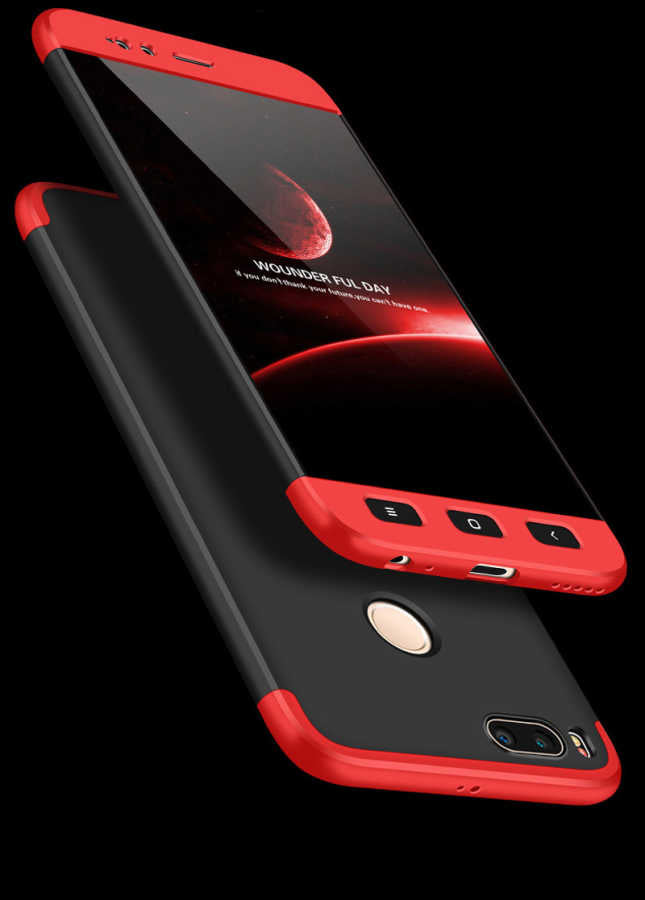 Xiaomi Mi 5x Kılıf Zore Ays Kapak Kırmızı