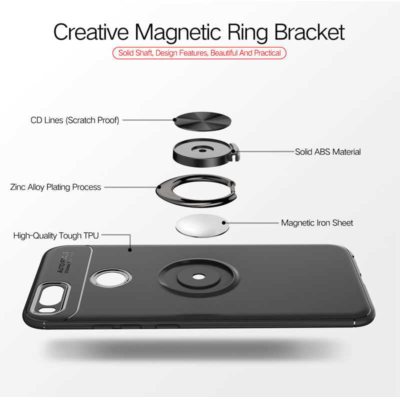 Xiaomi Mi 5X Kılıf Zore Ravel Silikon Kapak Siyah-Kırmızı