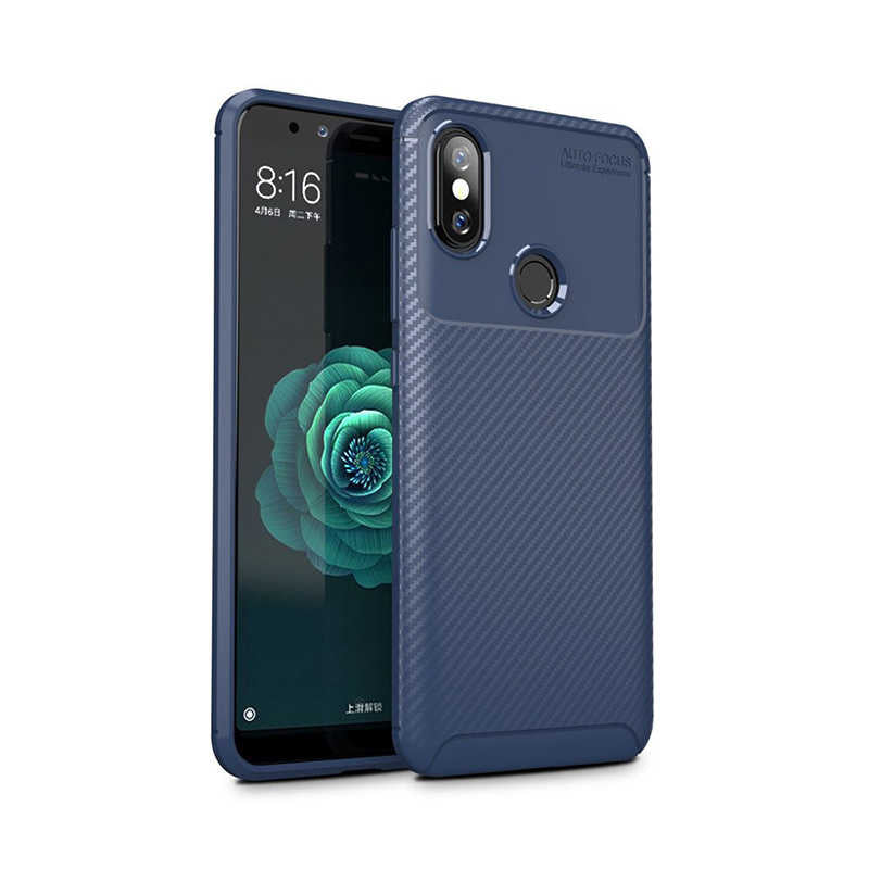 Xiaomi Mi 6X Kılıf Zore Negro Silikon Kapak Kahverengi