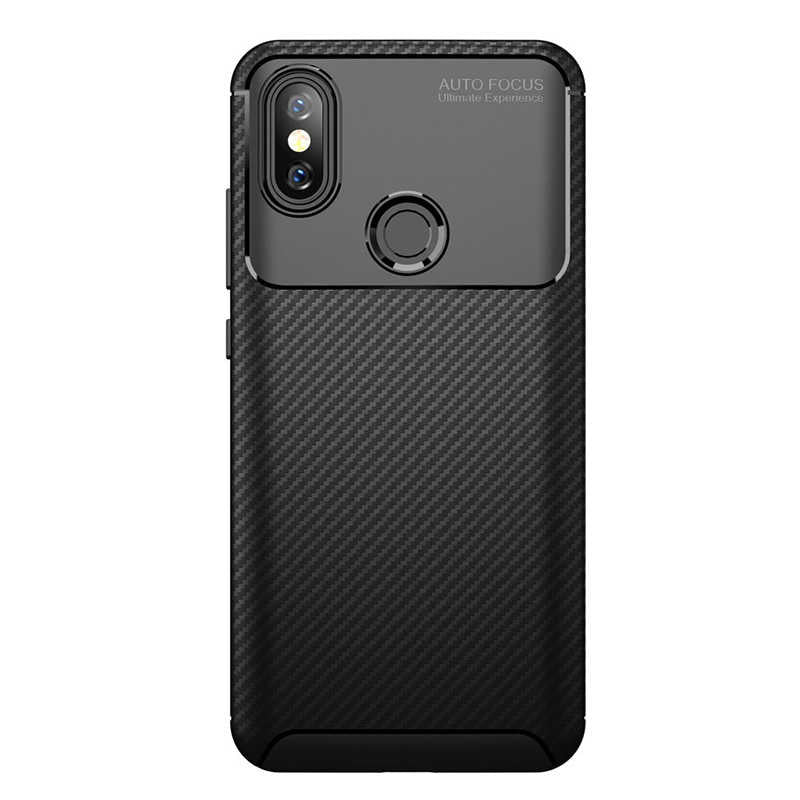Xiaomi Mi 6X Kılıf Zore Negro Silikon Kapak Lacivert