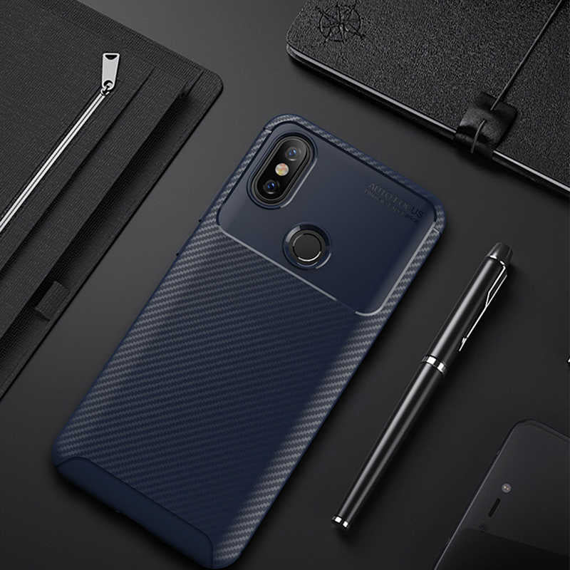 Xiaomi Mi 6X Kılıf Zore Negro Silikon Kapak Lacivert
