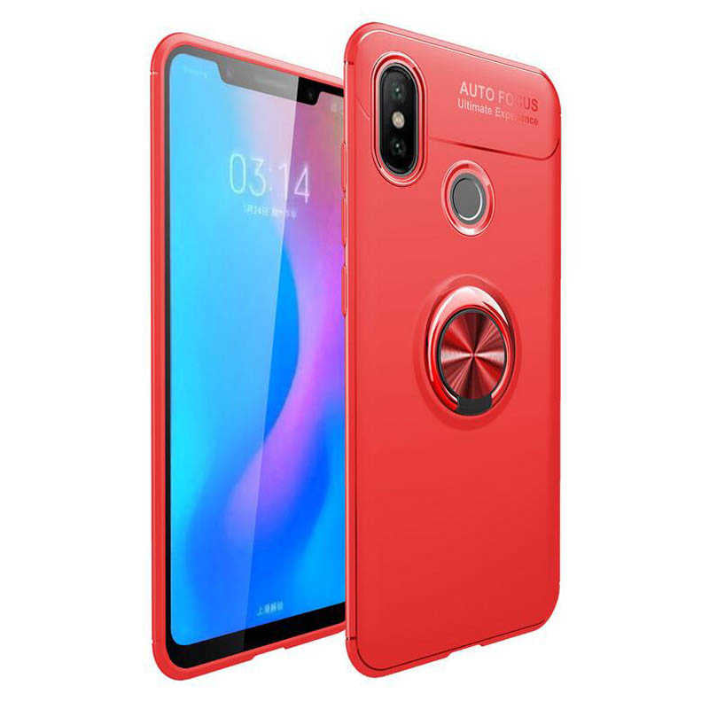 Xiaomi Mi 6X Kılıf Zore Ravel Silikon Kapak Siyah-Rose Gold