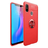 Xiaomi Mi 6X Kılıf Zore Ravel Silikon Kapak Siyah-Rose Gold