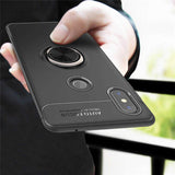 Xiaomi Mi 6X Kılıf Zore Ravel Silikon Kapak Siyah