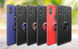 Xiaomi Mi 6X Kılıf Zore Ravel Silikon Kapak Siyah-Mavi
