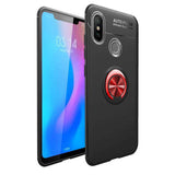 Xiaomi Mi 6X Kılıf Zore Ravel Silikon Kapak Siyah-Kırmızı